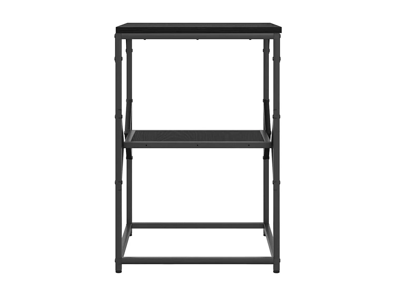 Mesa de Noche | Mesa auxiliar | Mesita de noche Roble negro 41x40x60 cm