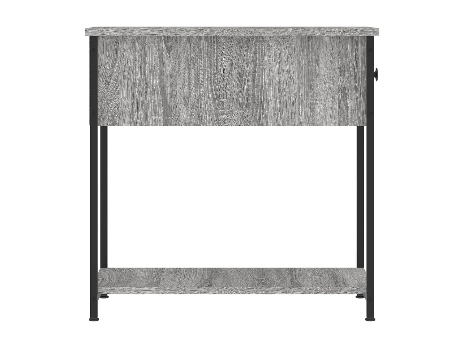 Mesitas de noche | Mesilla de noche 2 uds madera ingeniería gris Sonoma 30x60x60 cm