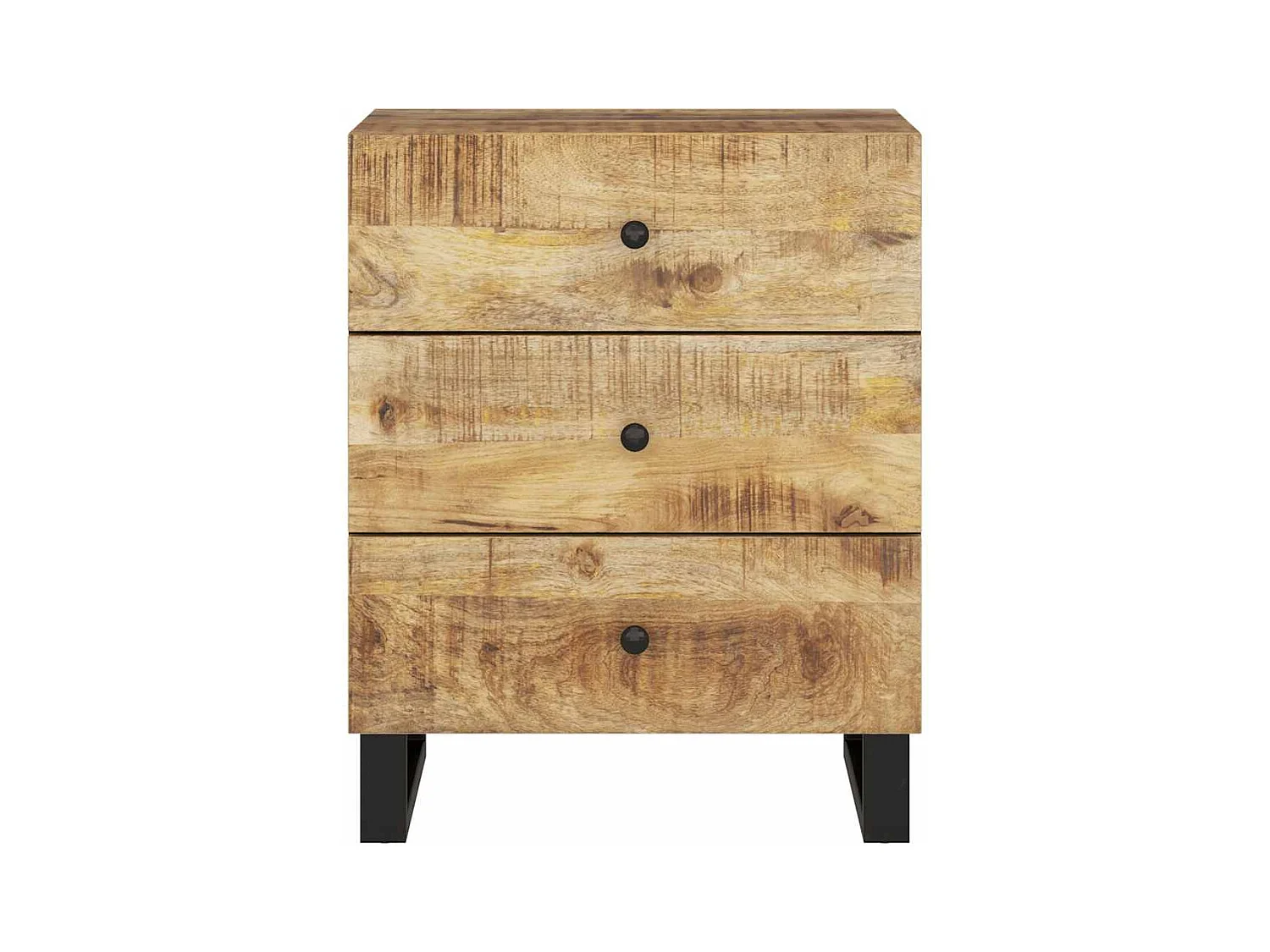 Mesita de noche | Mesilla de noche madera mango madera contrachapada 50x33x62 cm