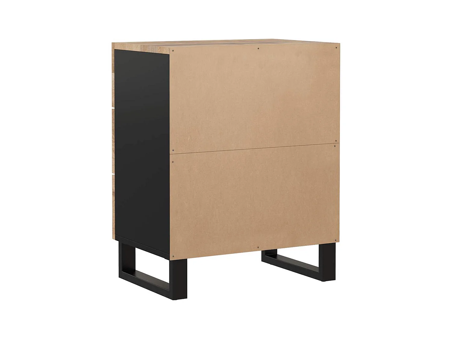 Mesita de noche | Mesilla de noche madera mango madera contrachapada 50x33x62 cm