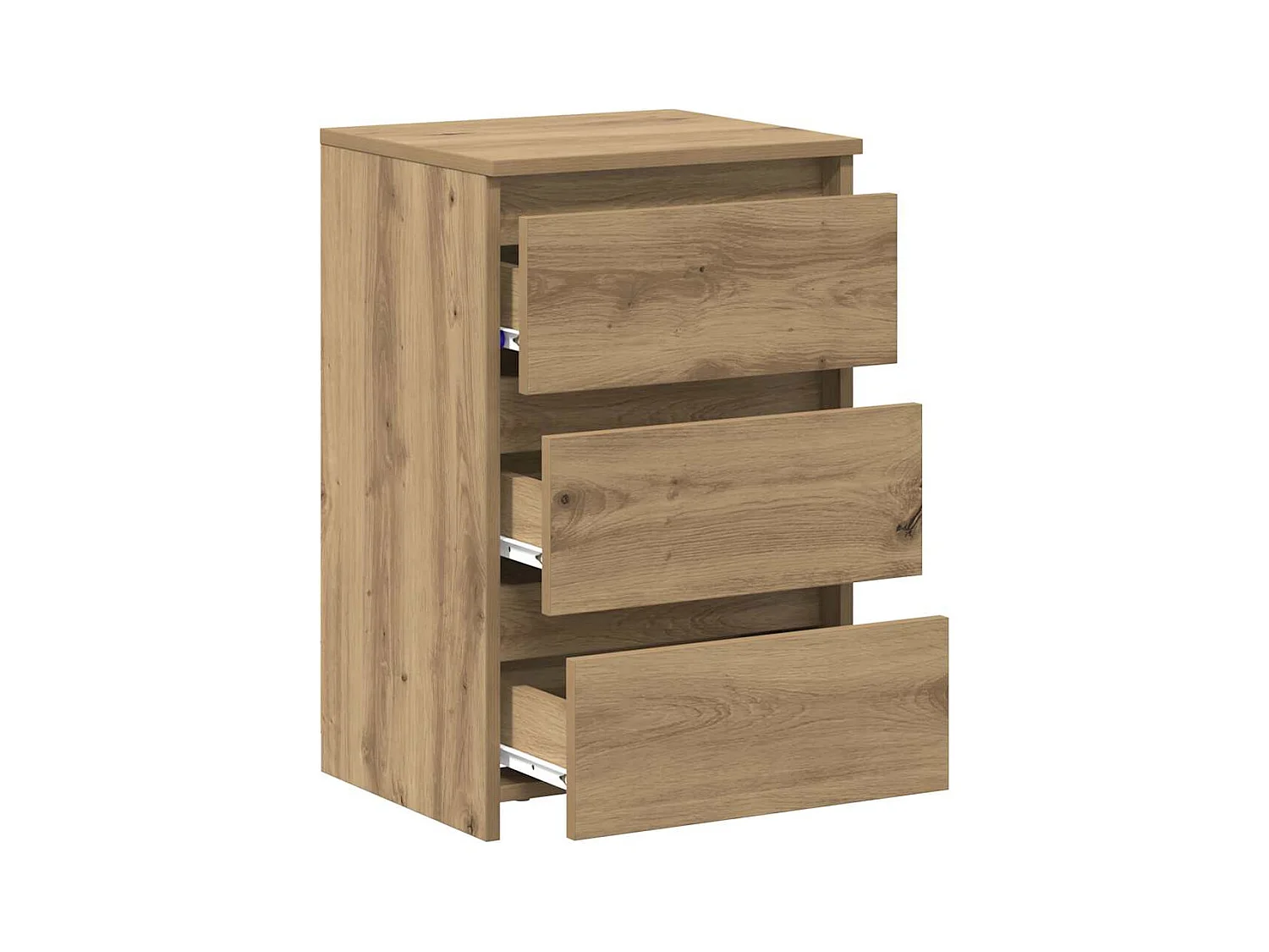 Mesitas de noche | Mesilla de noche 2 uds madera ingeniería roble artisan 40x35x62,5cm