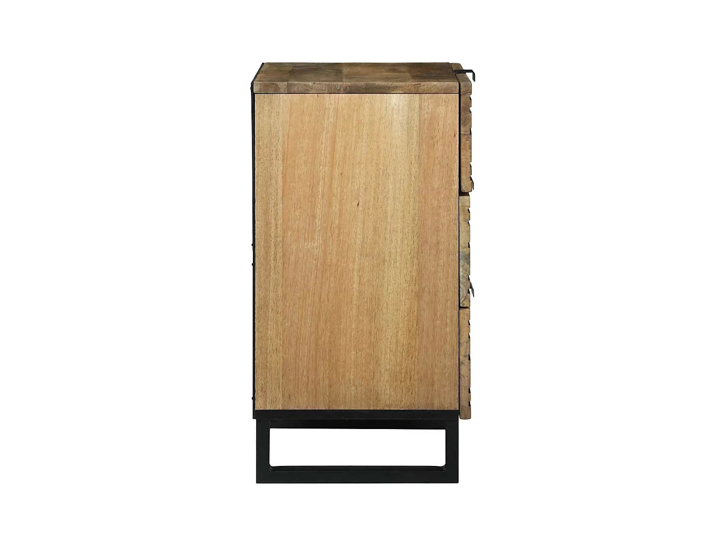 Mesita de Noche | Armario de Noche Marrón 50x33x60 cm madera maciza de mango