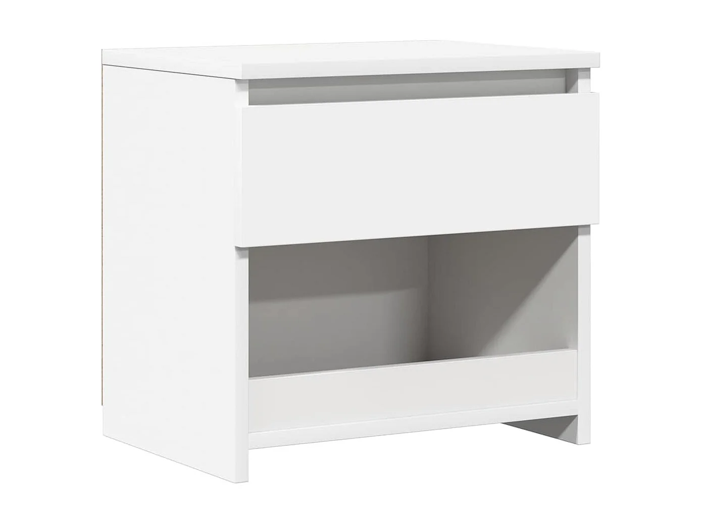 Nachttisch-Beistelltisch Weiß 40x30x39 cm Holzwerkstoff SHL79123