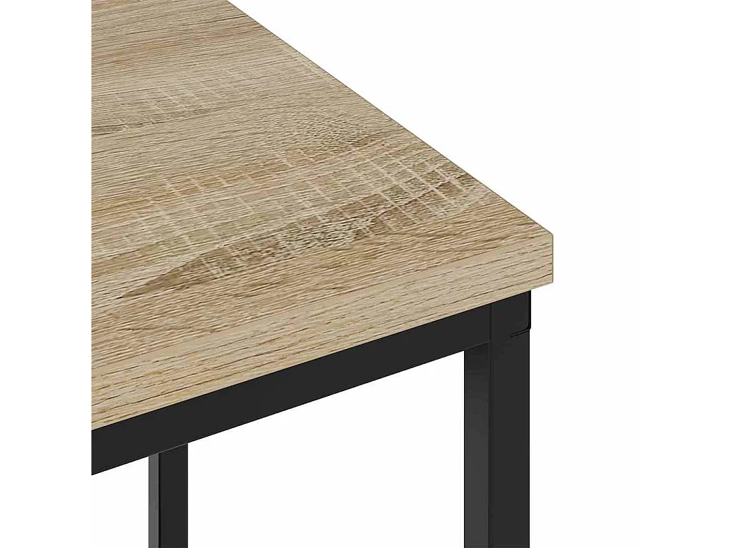 Nachtkastje Set van 2 | Bijzettafel | Opbergkastje Sonoma Eiken 38x30x48 cm Bewerkt hout SHL4821