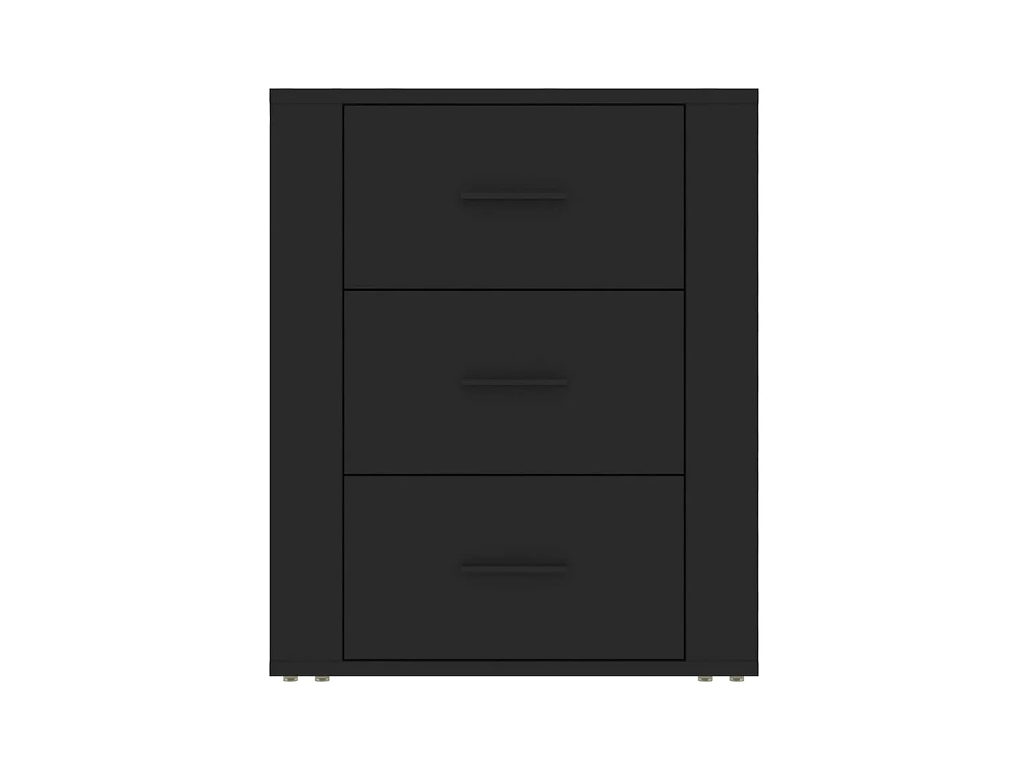 Table de chevet-Table d'appoint-Table de nuit Noir 50x36x60 cm Bois d’ingénierie