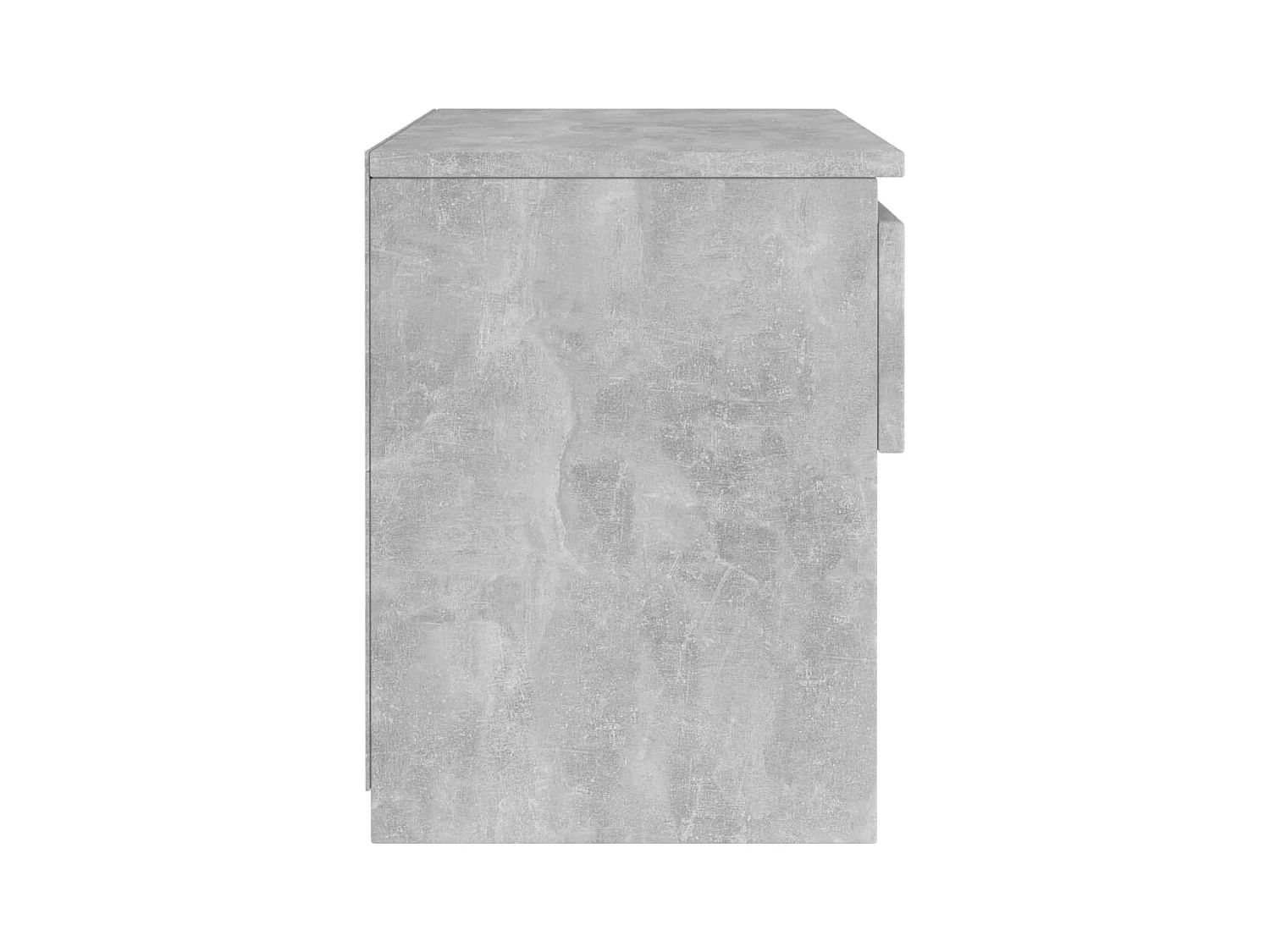 Mesitas de noche | Mesilla de noche 2 uds contrachapada gris hormigón 40x30x39 cm