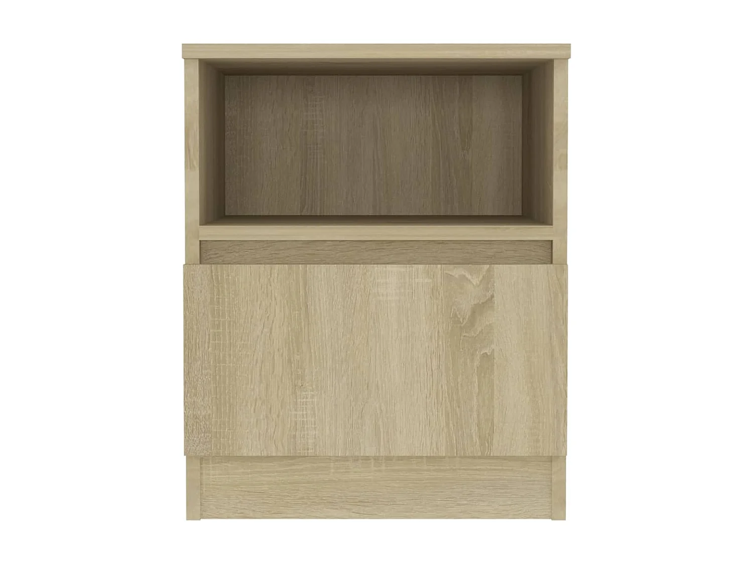 Nachttisch 2er Set-Beistelltisch Sonoma-Eiche 40x40x50 cm Holzwerkstoff SHL60310