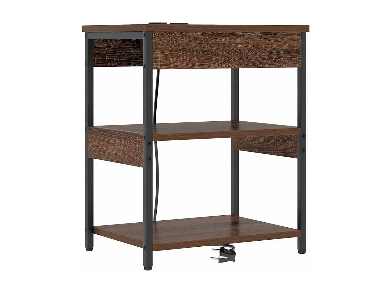 Comodini 2 pz | Tavolino da notte Rovere Marrone 41x31x51 cm SHL3199