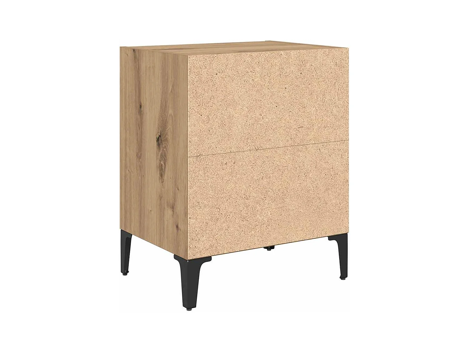 Mesita de Noche | Armario de Noche | Mesa auxiliar Roble artisan 40x30x50 cm