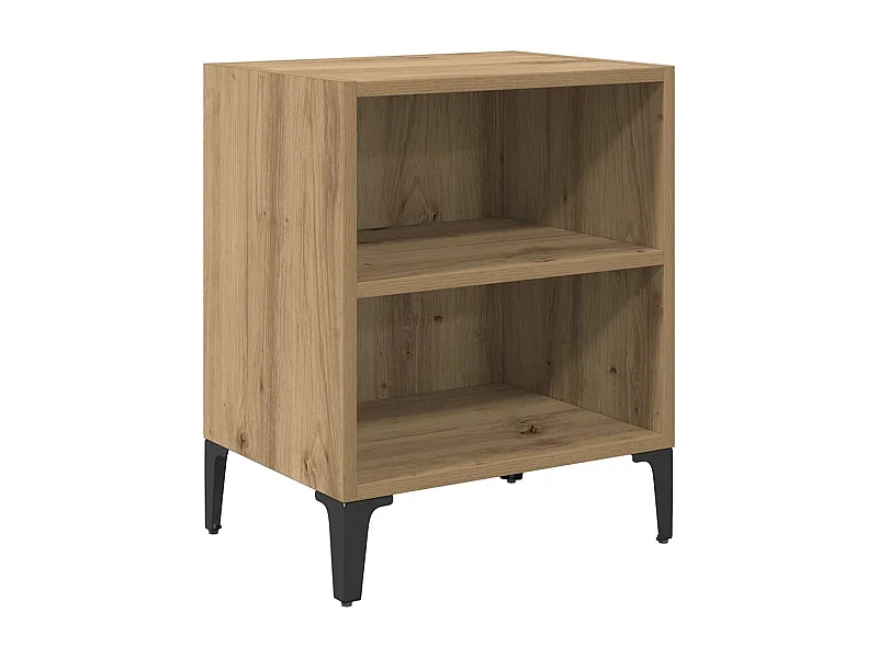 Mesa de Cabeceira | Criado-mudo Moderno carvalho artisiano 40x30x50 cm