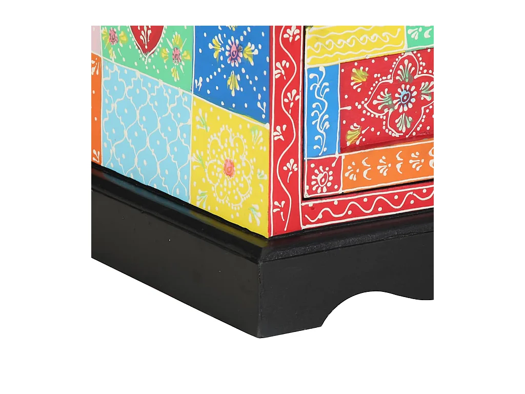 Mesita de Noche | Armario de Noche 2 uds con cajón Multicolor 40x35x45 cm