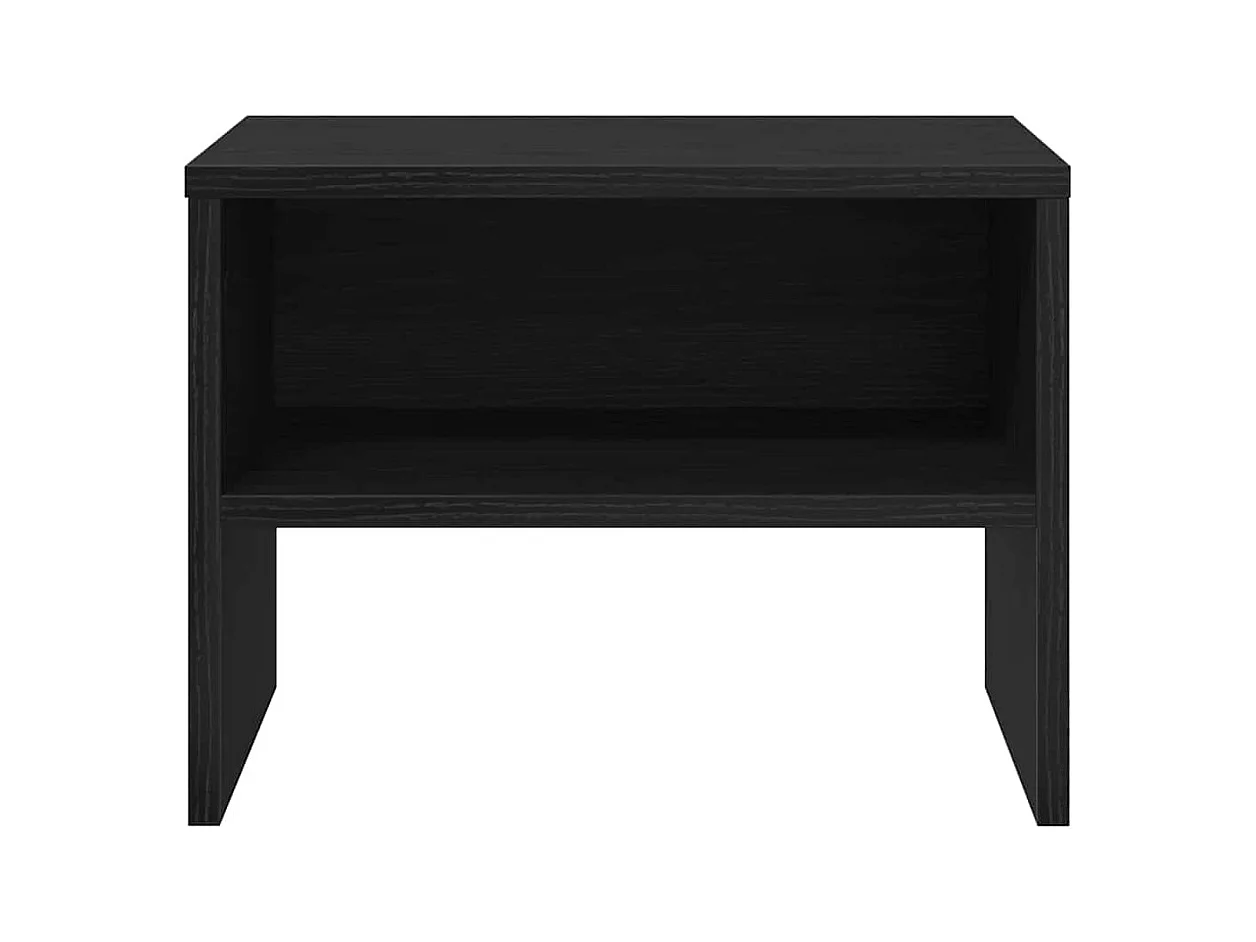 Mesita de Noche | Armario de Noche | Mesa auxiliar Roble negro 40x40x30 cm