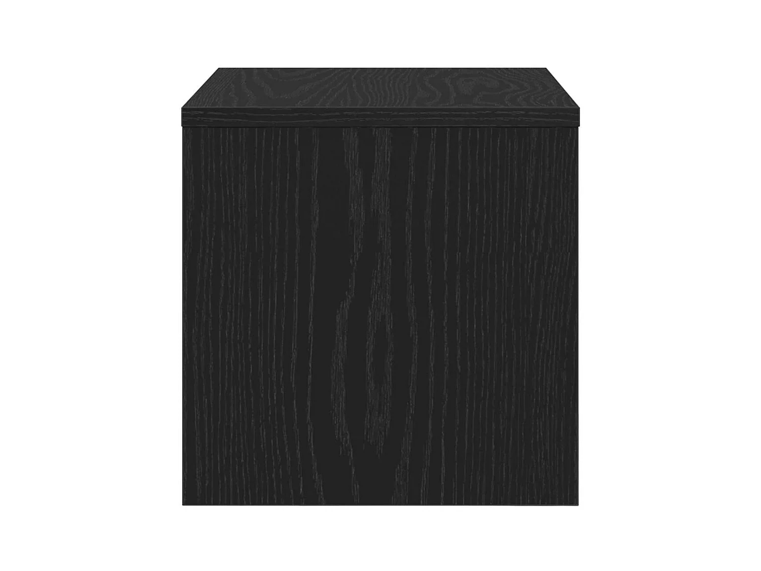 Mesita de Noche | Armario de Noche | Mesa auxiliar Roble negro 40x40x30 cm