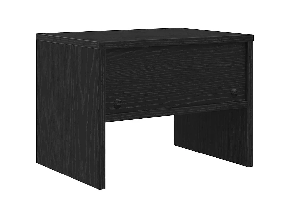 Mesita de Noche | Armario de Noche | Mesa auxiliar Roble negro 40x40x30 cm