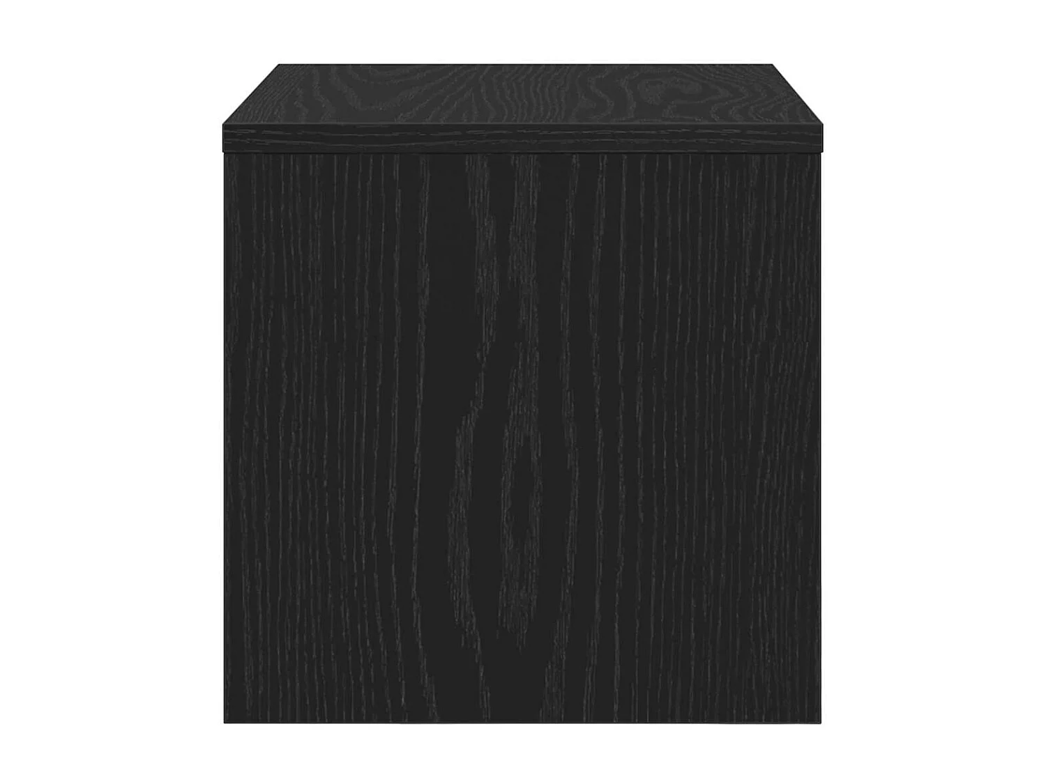 Table de chevet-Table de Nuit Chêne noir 40x40x30 cm Bois d'ingénierie