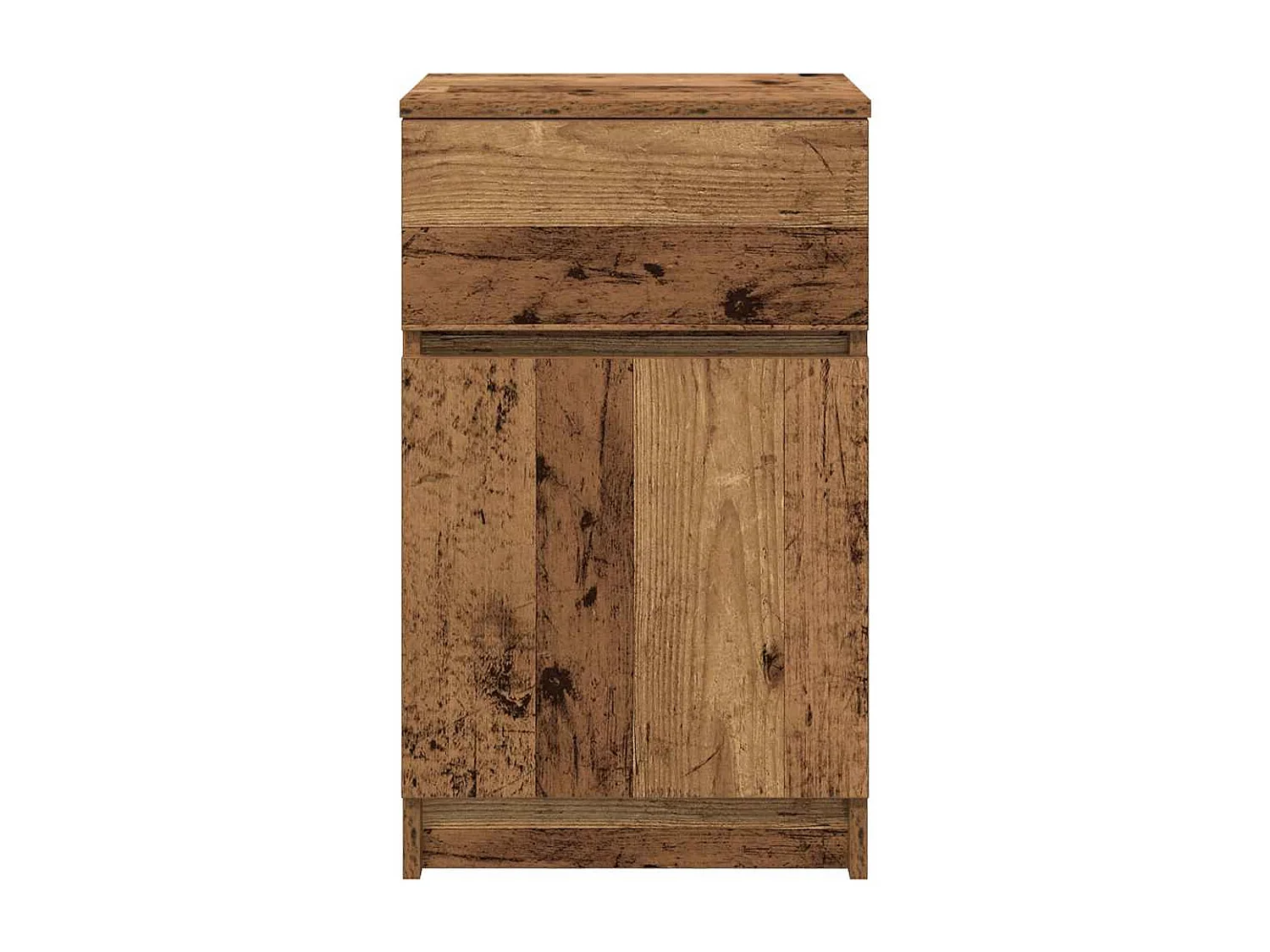 Nachttisch-Beistelltisch-Nachtschrank Altholz-Optik 39x35x65 cm Holzwerkstoff SHL72403