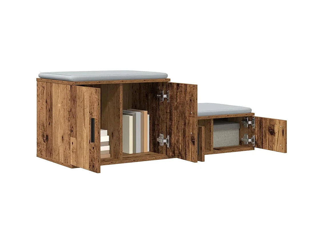 Mueble de almacenaje | Cabinete de Noche | Mesa auxiliar Madera vieja 127x41x40 cm