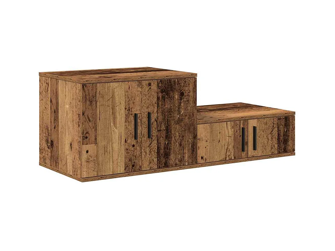 Mueble de almacenaje | Cabinete de Noche | Mesa auxiliar Madera vieja 127x41x40 cm