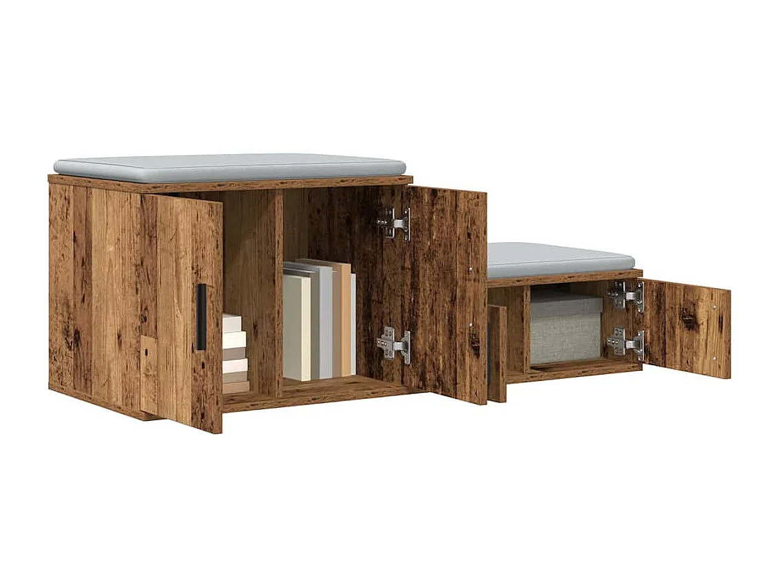 Mueble de almacenaje | Cabinete de Noche | Mesa auxiliar Madera vieja 127x41x40 cm