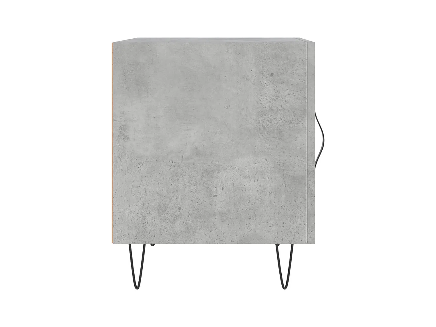 Mesitas de noche | Mesilla de noche 2 uds madera ingeniería gris hormigón 40x40x50 cm