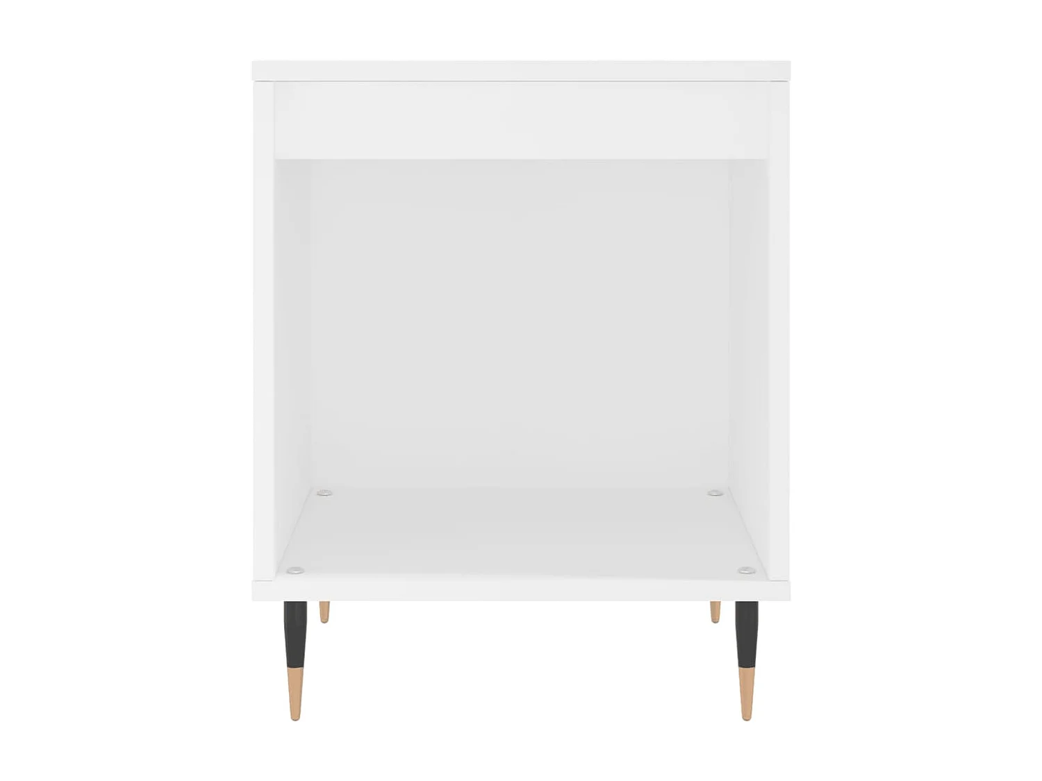 Mesita de noche | Mesilla de noche madera contrachapada blanco 40x35x50 cm