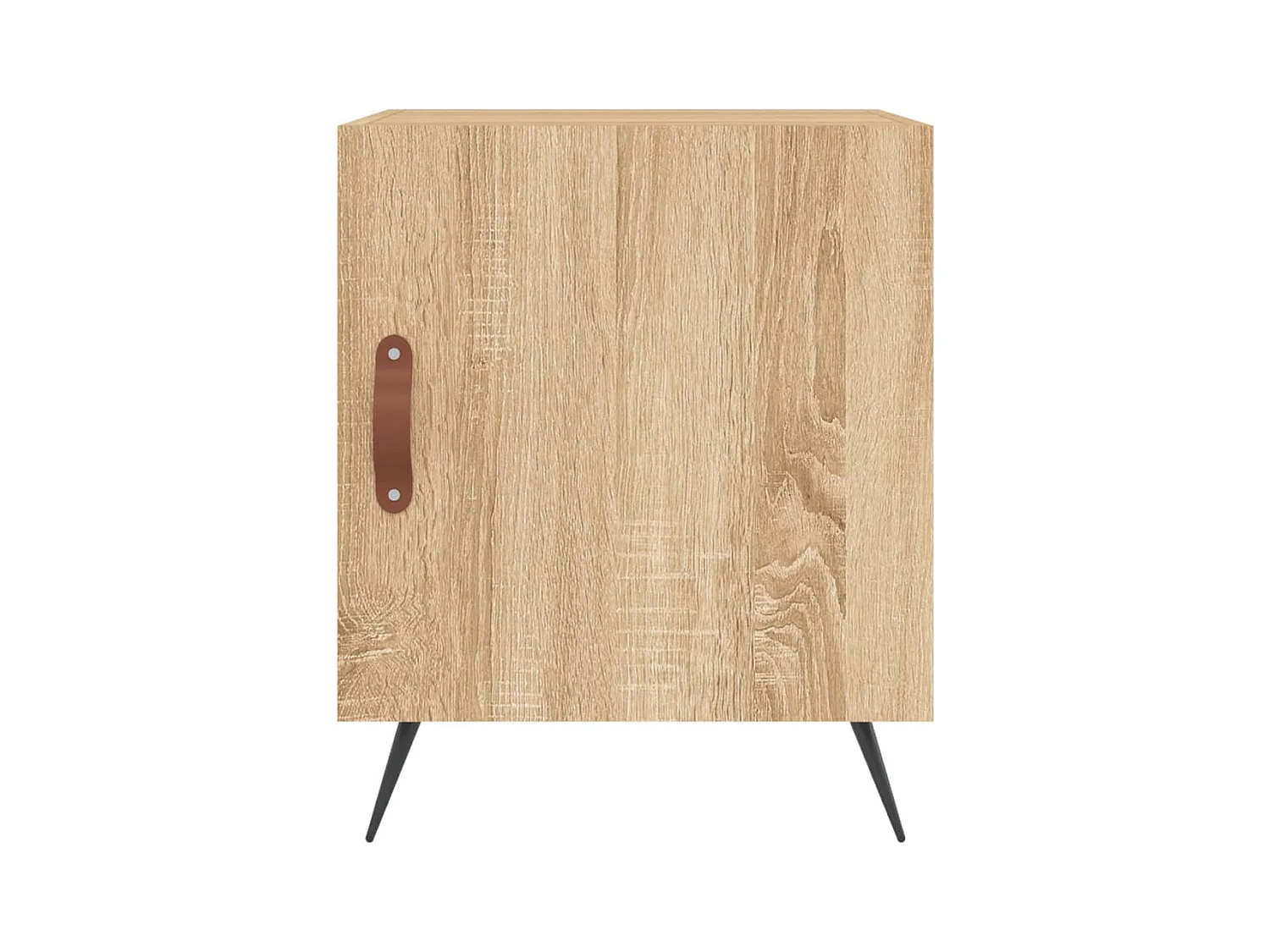 Mesa de Cabeceira Moderna 2 peças 40x40x50cm deriv. madeira carvalho sonoma