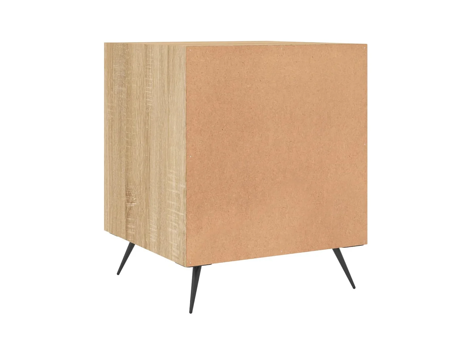 Mesa de Cabeceira Moderna 2 peças 40x40x50cm deriv. madeira carvalho sonoma