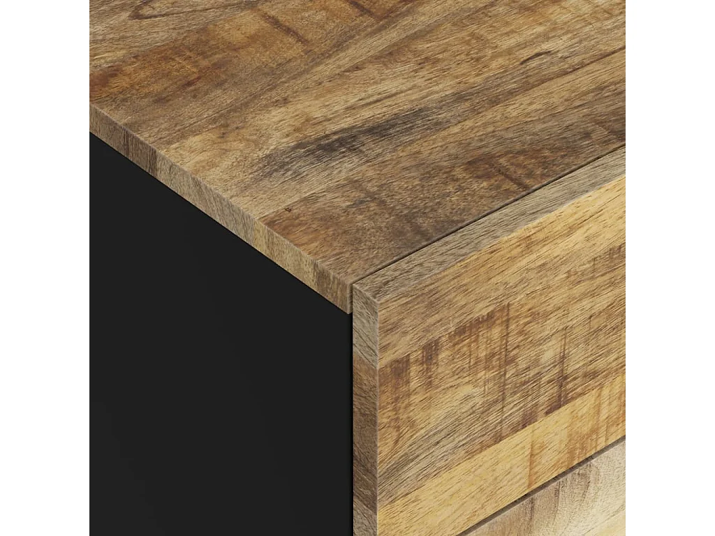 Nachtkastje | Bijzettafel Modern 50x33x60 cm massief mangohout en bewerkt hout