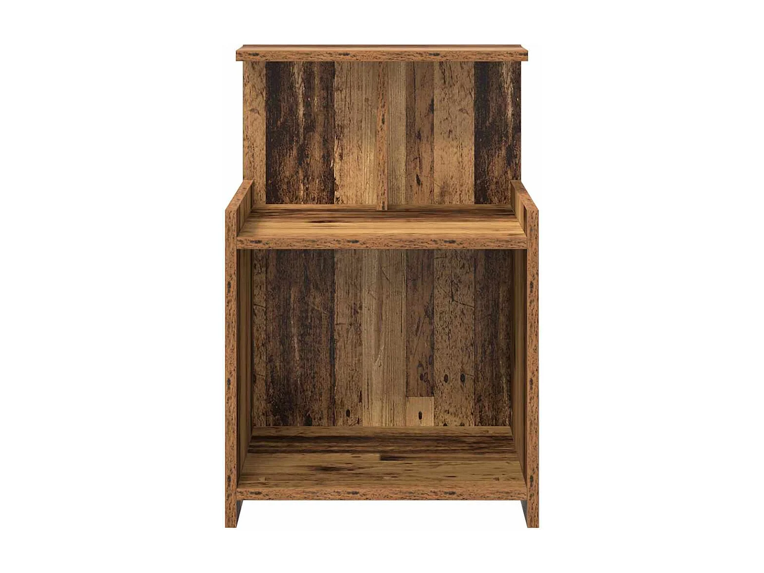 Lot de 2 Tables de chevet Bois ancien 40x35x60 cm