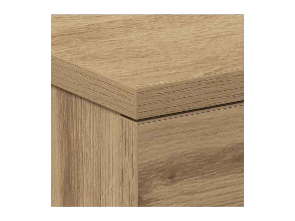 Mesitas de noche | Mesilla de noche 2 uds madera roble artisan 38x35x55 cm