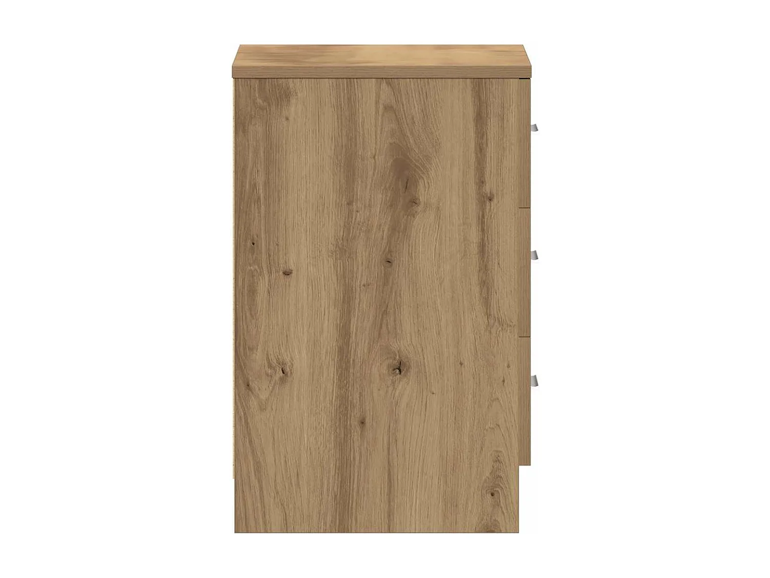 Nachttisch 2er Set-Beistelltisch-Nachttischkommode Artisan-Eiche 38x35x55 cm Holzwerkstoff SHL12748