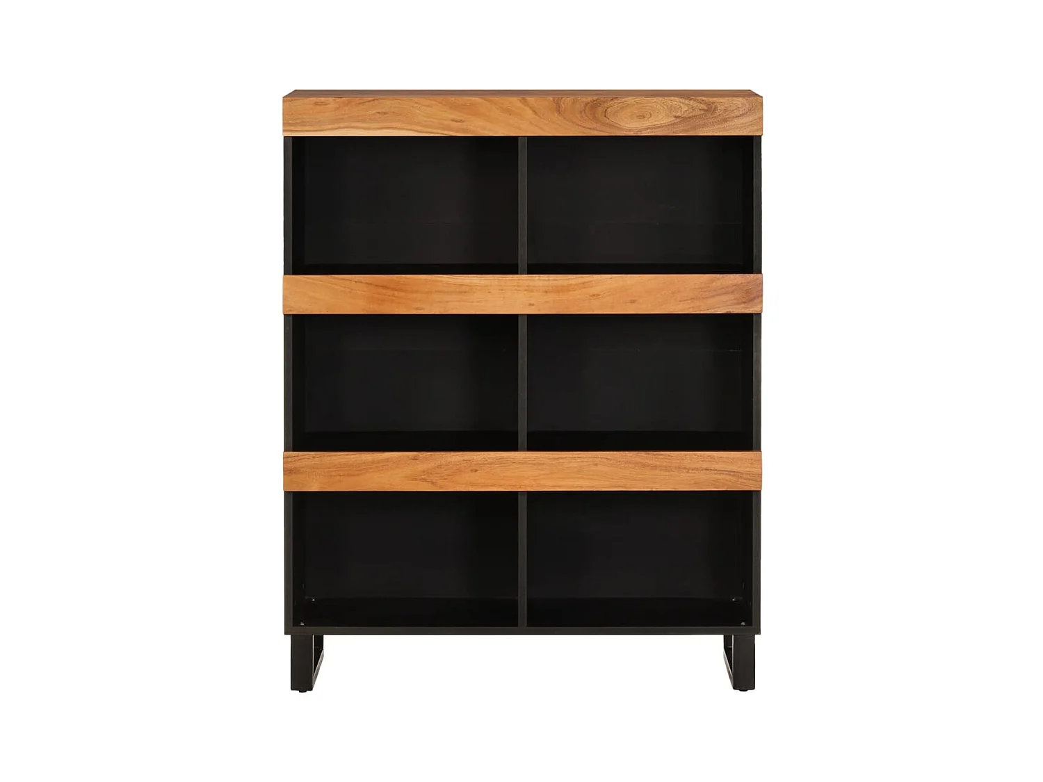 Mueble de almacenaje | Armario auxiliar madera maciza de acacia 85x33x107 cm