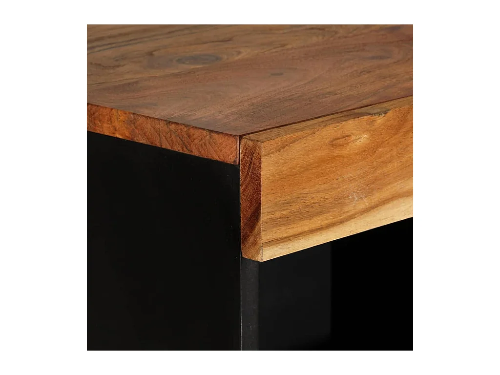 Mueble de almacenaje | Armario auxiliar madera maciza de acacia 85x33x107 cm