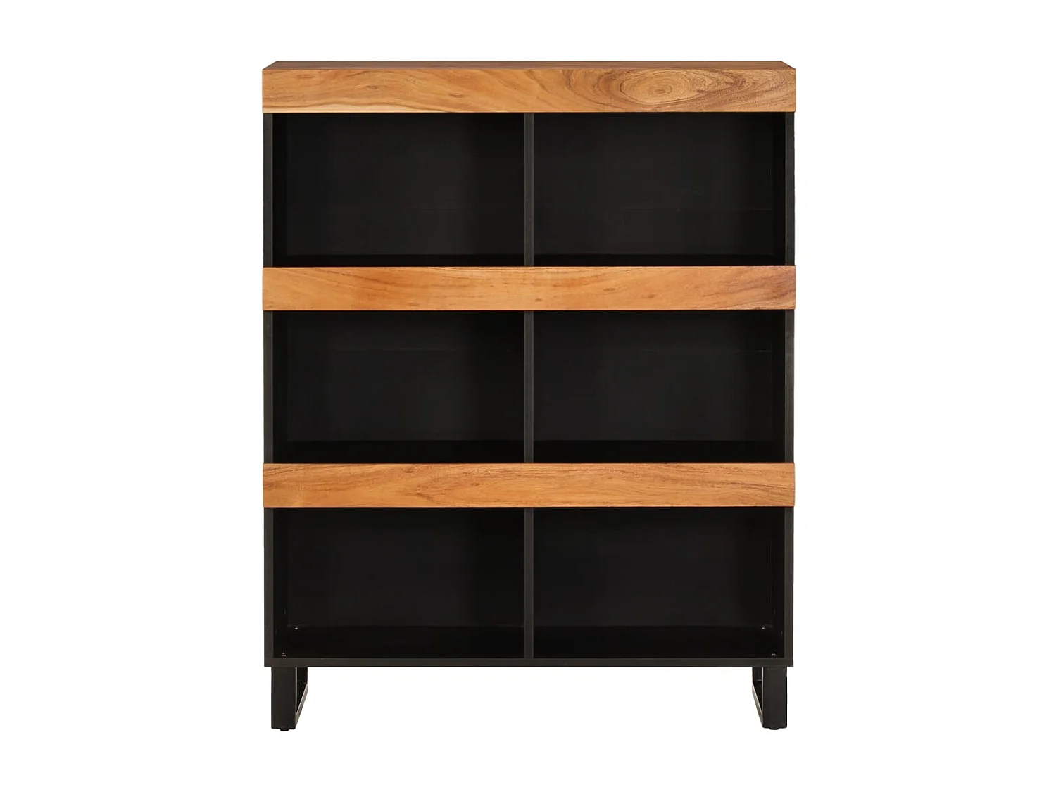 Table de chevet-Table d'appoint 85x33x107 cm bois massif d'acacia