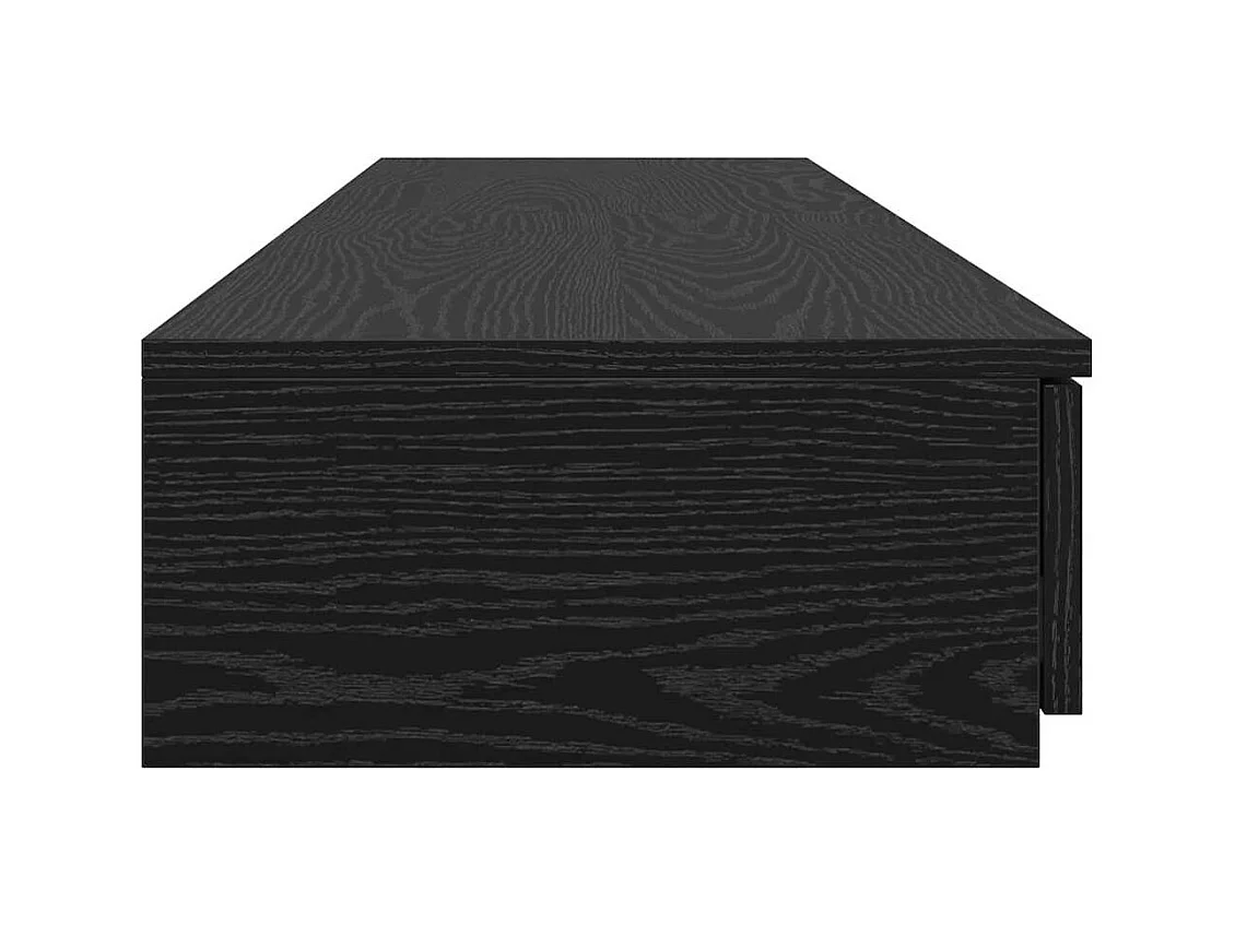 Cajones de cama con cajón Roble negro 150x36.5x16.5 cm