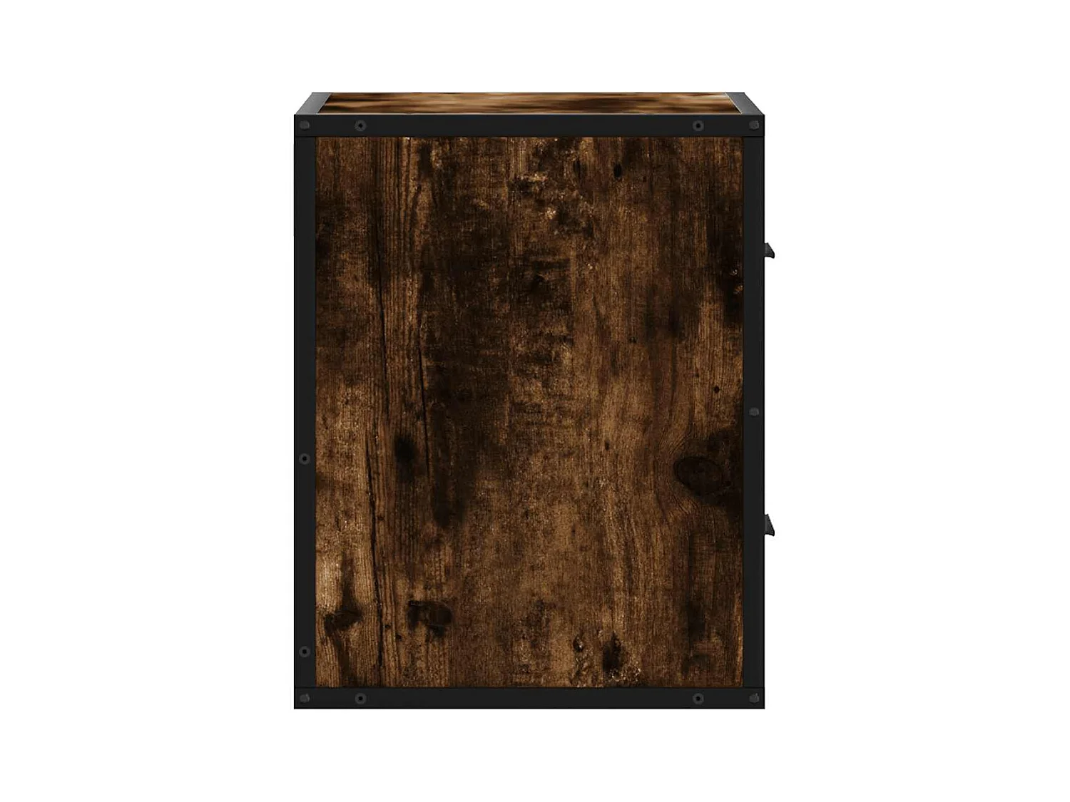 Mesitas de noche | Mesilla de noche pared 2 uds color roble ahumado 40x31x39,5 cm