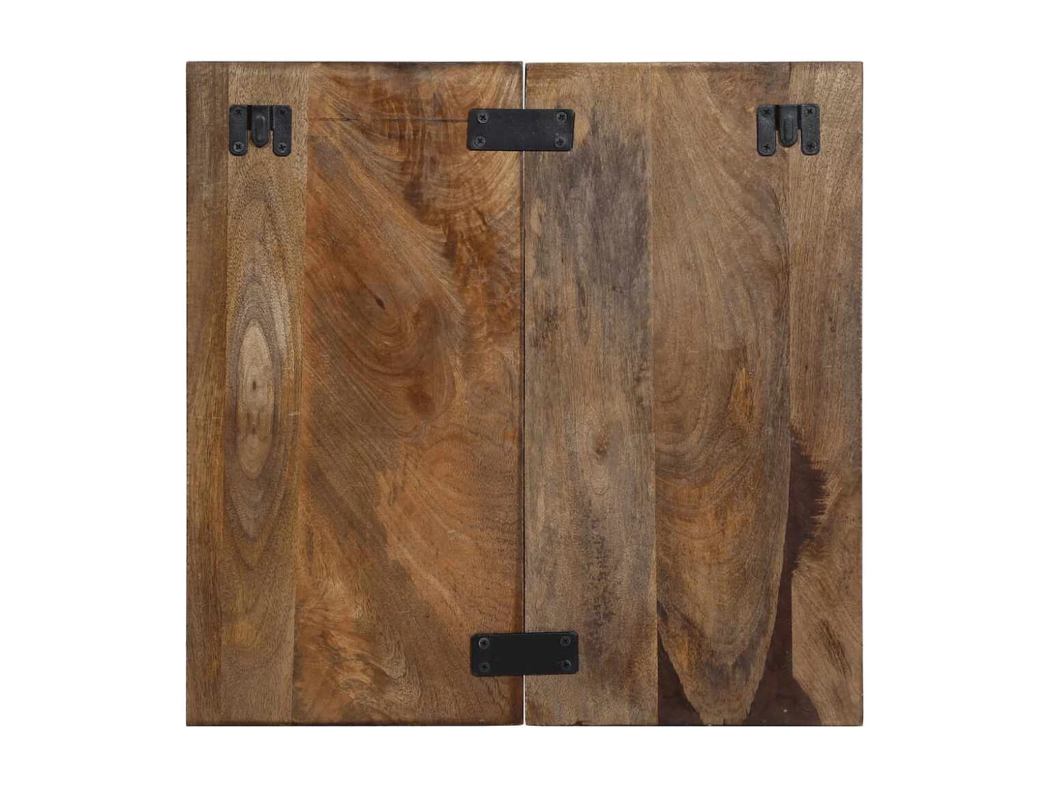 Nachttisch-Beistelltisch Mehrfarbig 50x27x50 cm Altholz Massiv SHL39084