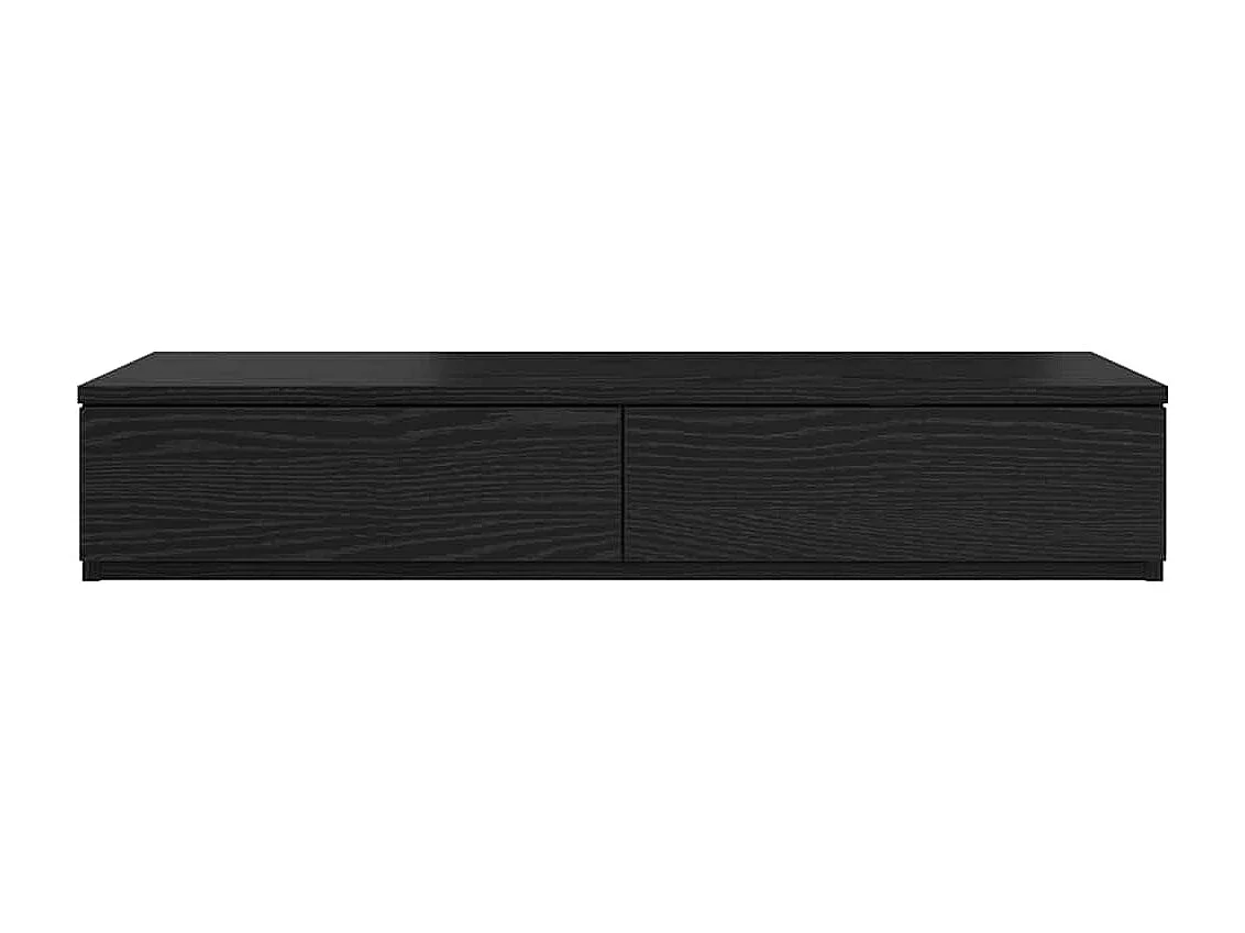 Cajones de cama con cajón Roble negro 80x36.5x16.5 cm