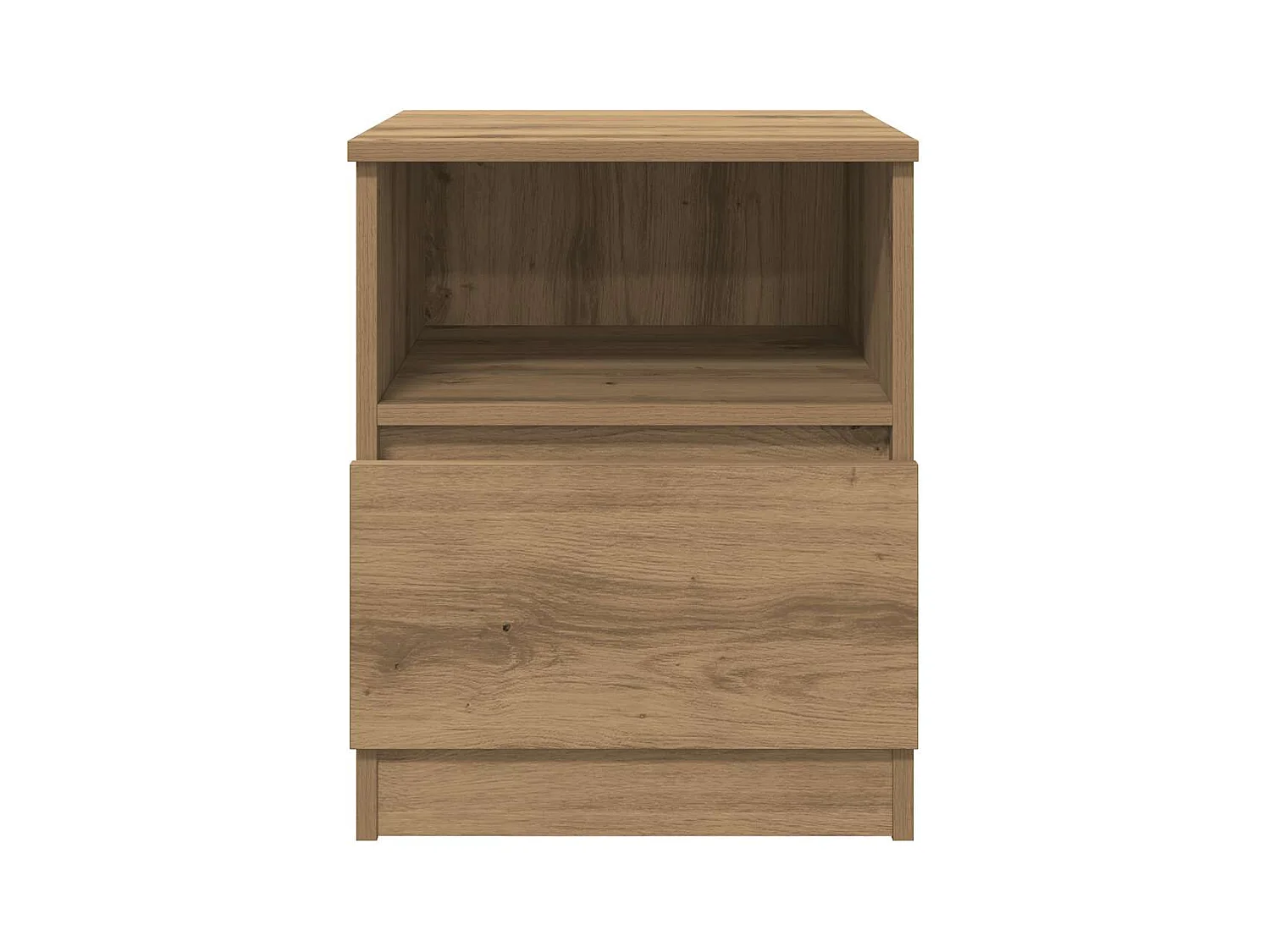 Mesitas de noche | Mesilla de noche 2 uds madera ingeniería roble artisan 40x40x50 cm