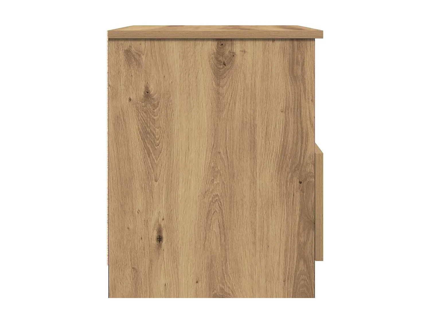 Nachttisch 2er Set-Beistelltisch-Nachttischkommode Artisan-Eiche 40x40x50 cm Holzwerkstoff SHL51168
