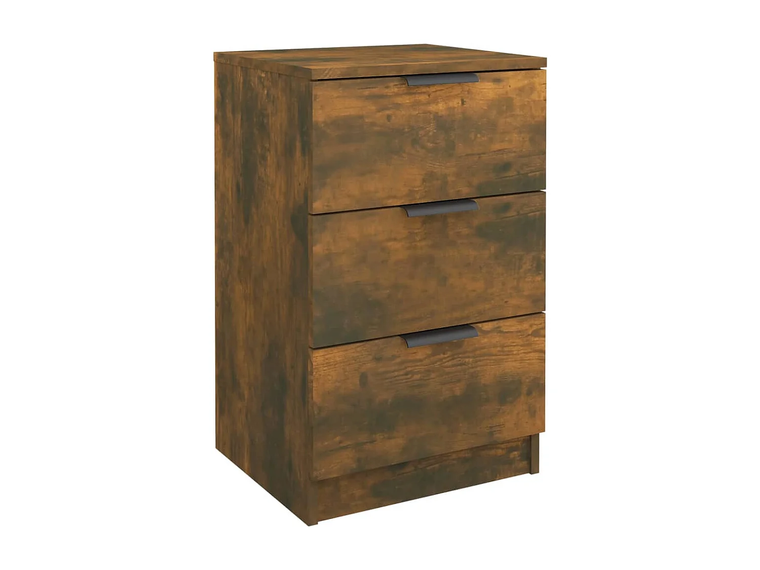 Nachttisch-Beistelltisch Räuchereiche 40x36x65 cm SHL76874