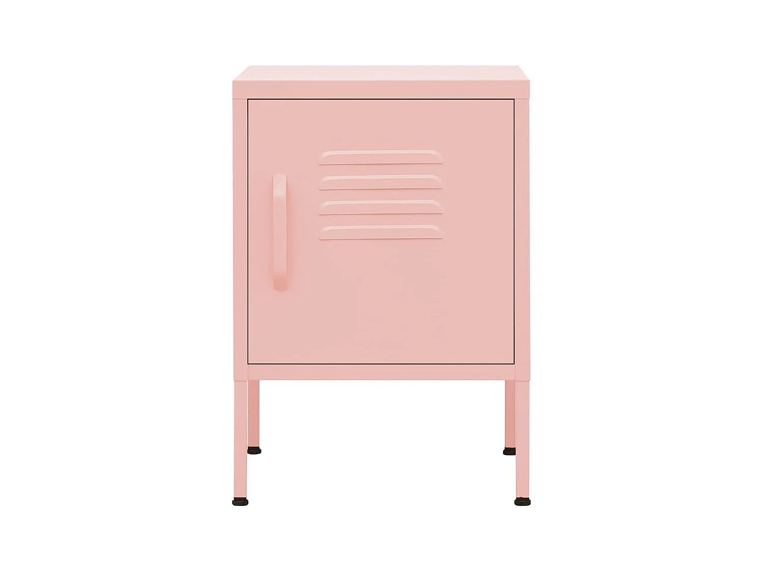 Mesitas de noche | Mesilla de noche 2 uds rosa acero 35x35x51 cm