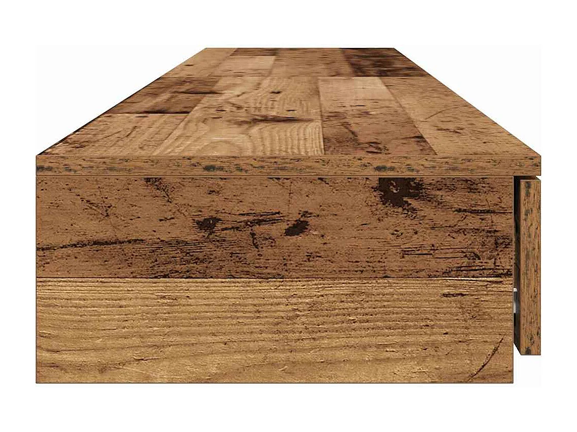 Cajones de cama con cajón Madera vieja 200x36.5x16.5 cm