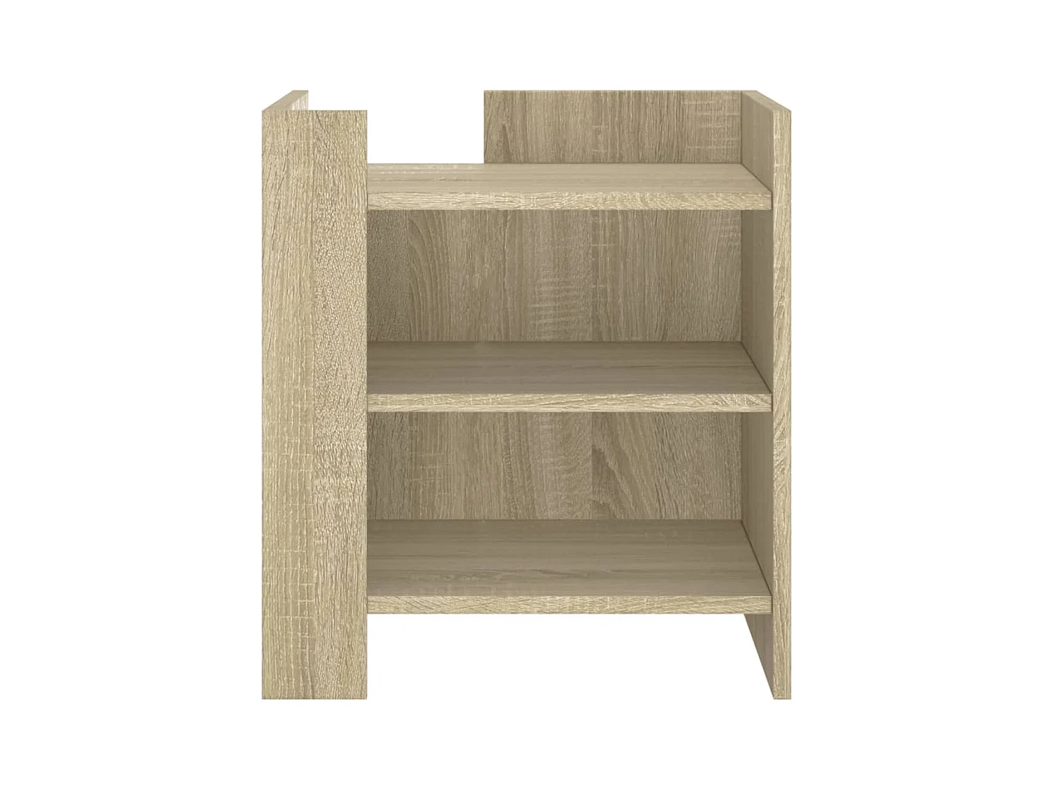 Mesita de noche | Mesilla de noche madera de ingeniería roble Sonoma 45x50x50 cm