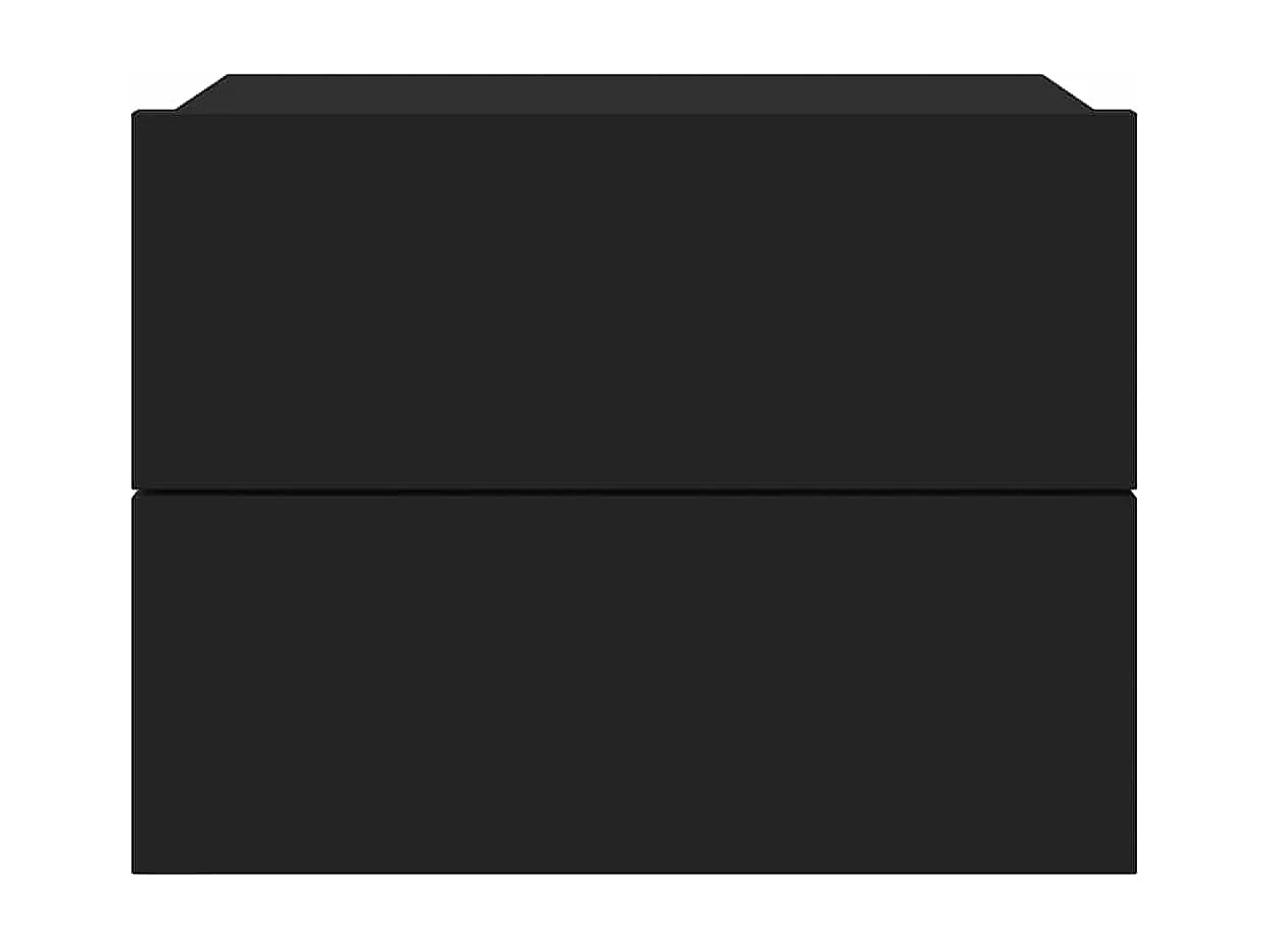 Nachttisch-Beistelltisch Schwarz 40x30x30 cm Holzwerkstoff SHL86459