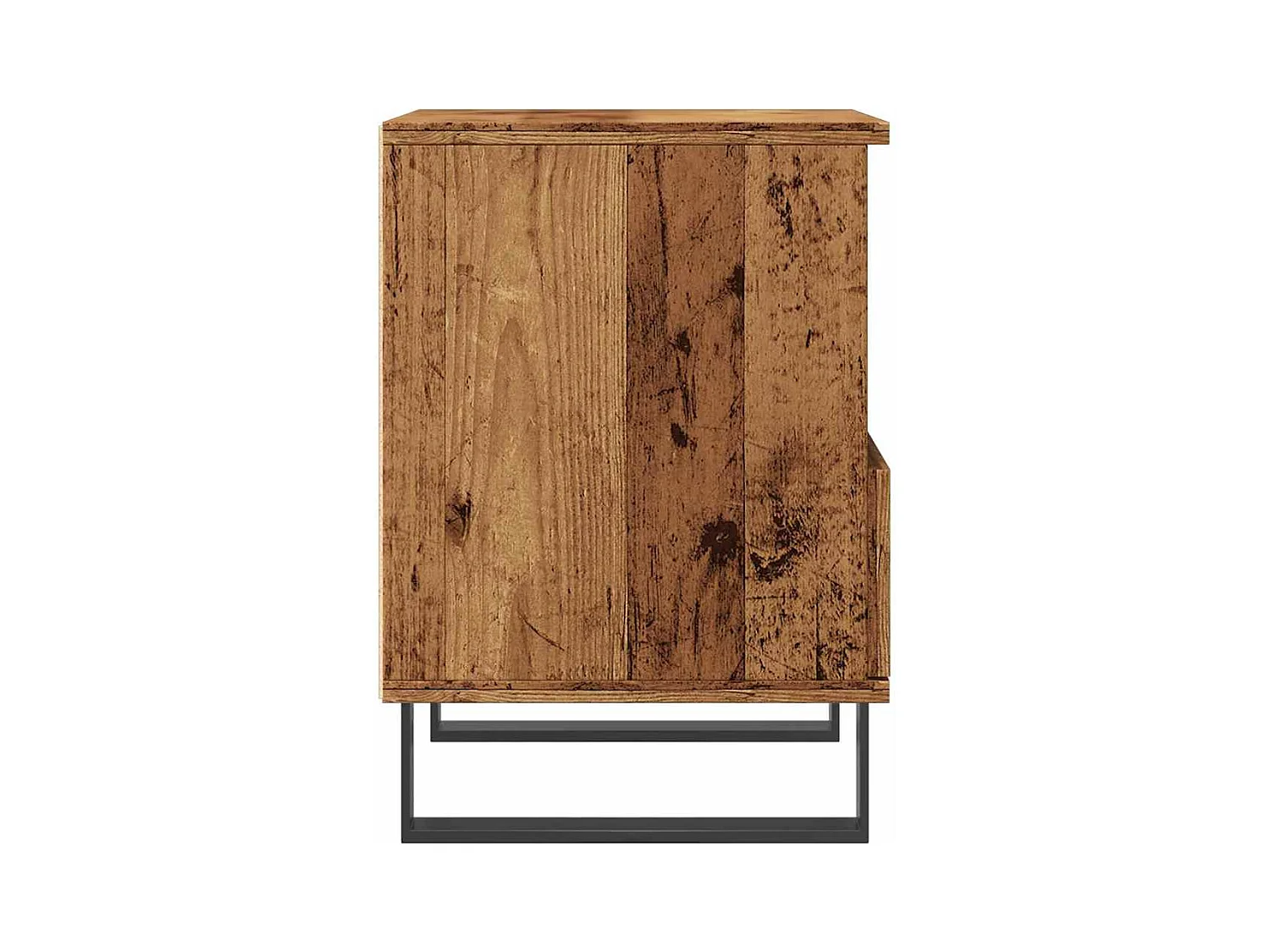 Mesitas de noche | Mesilla de noche 2 uds madera ingeniería envejecida 40x35x50 cm