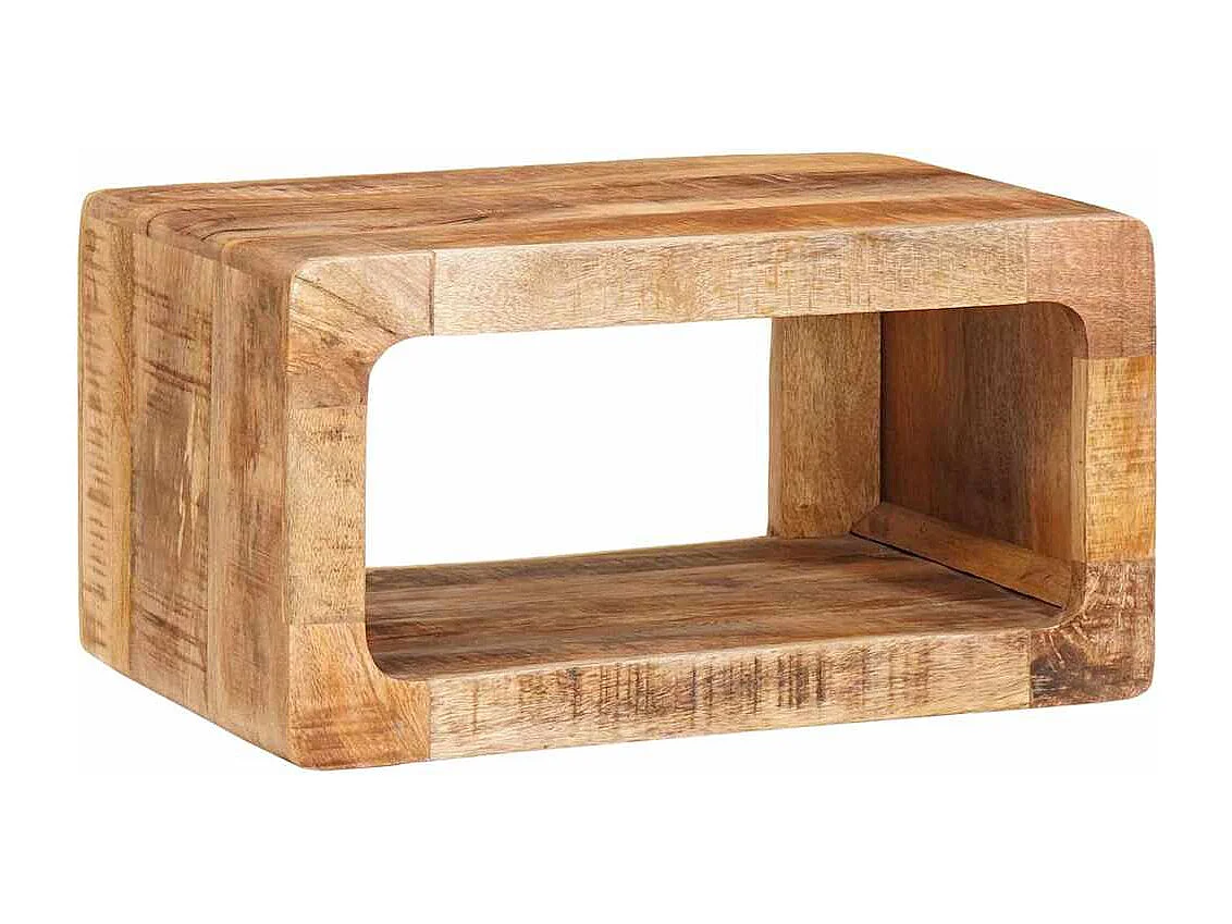 Comodino 2 pz | Tavolino da notte Marrone 45x30x24 cm Legno di mango massello SHL7146