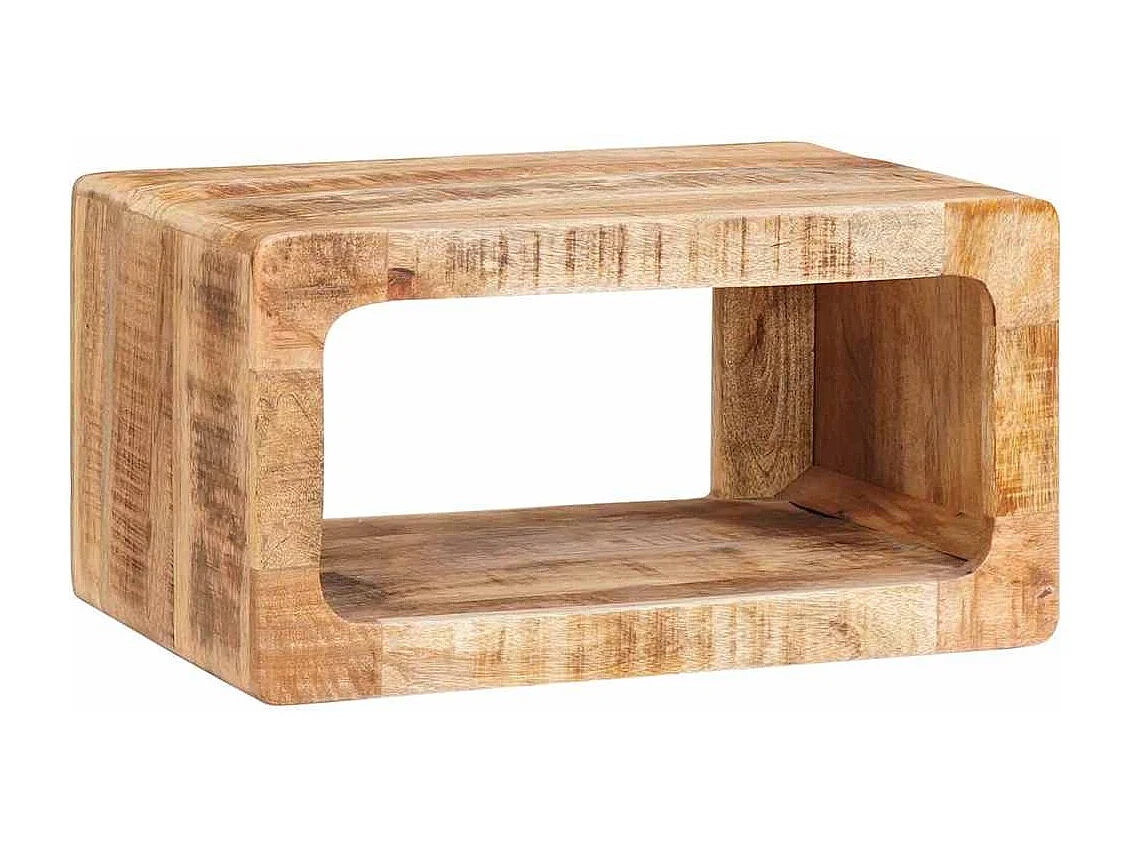 Comodino 2 pz | Tavolino da notte Marrone 45x30x24 cm Legno di mango massello SHL7146