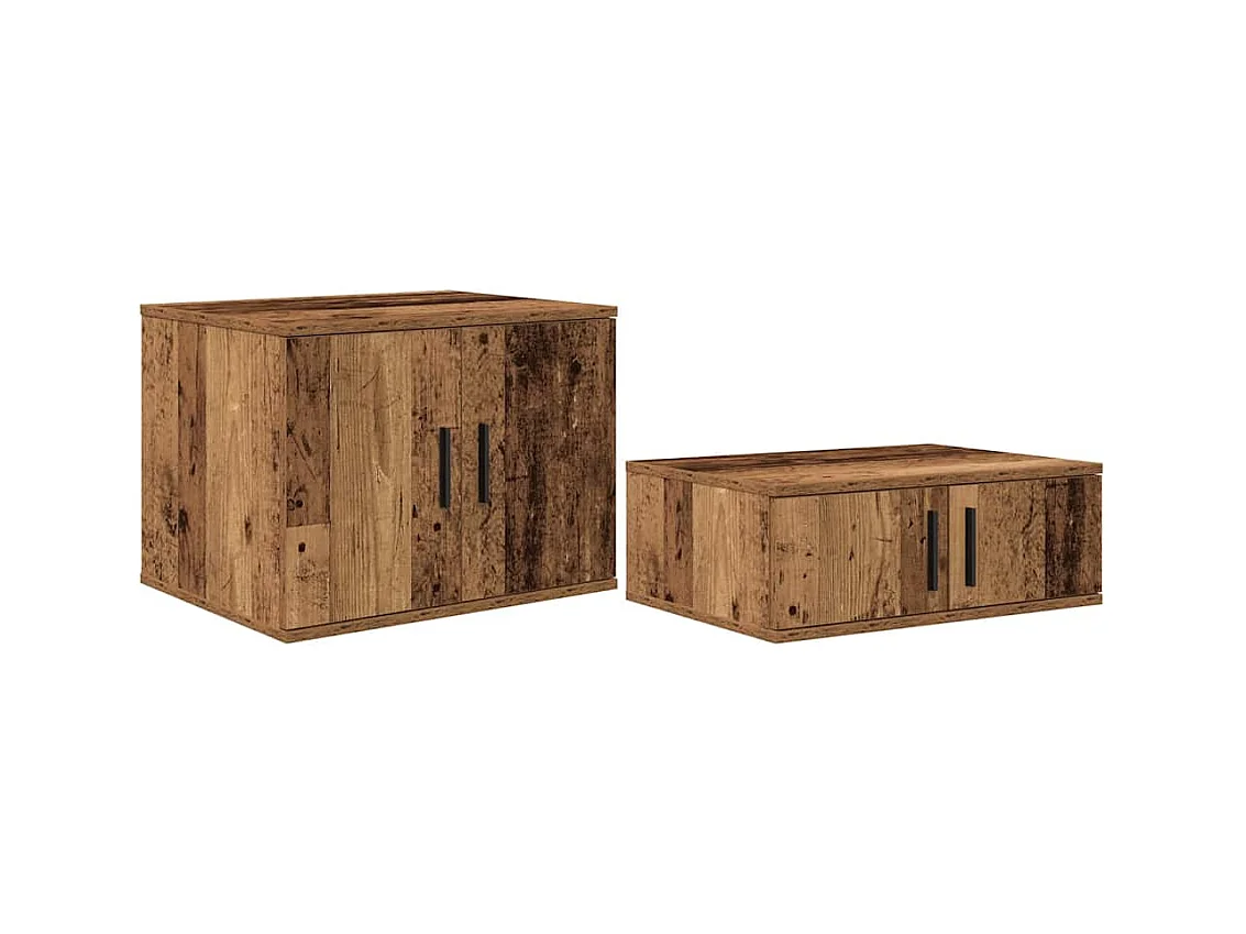 Mueble de almacenaje | Cabinete de Noche | Mesa auxiliar Madera vieja 108x41x40 cm