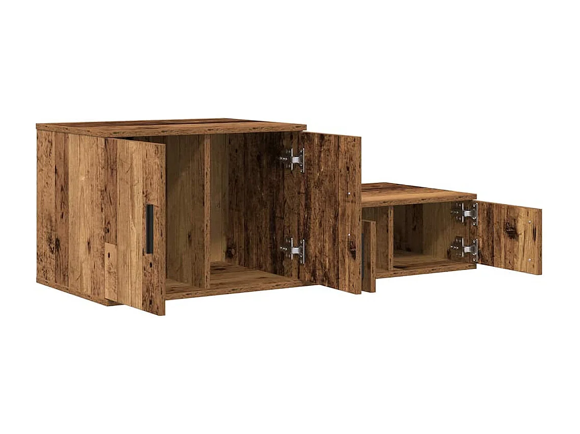 Mueble de almacenaje | Cabinete de Noche | Mesa auxiliar Madera vieja 108x41x40 cm